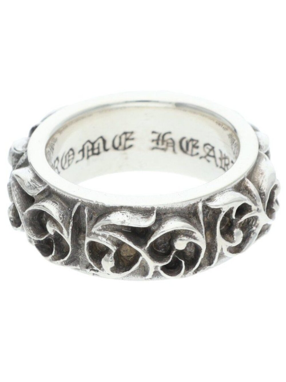 Chrome Hearts Etrnity Vine Band Eternity Silver Ring